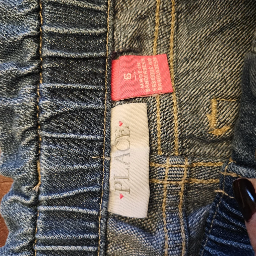 The Children's Place Girl's Sz 6 Blue Denim Jogger Jeans